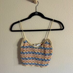 Crochet crop top